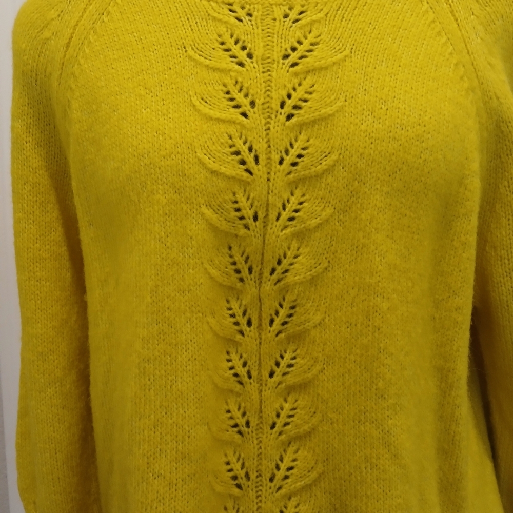 Loft Long Sleeve Yellow Sweater - Picture 5 of 8